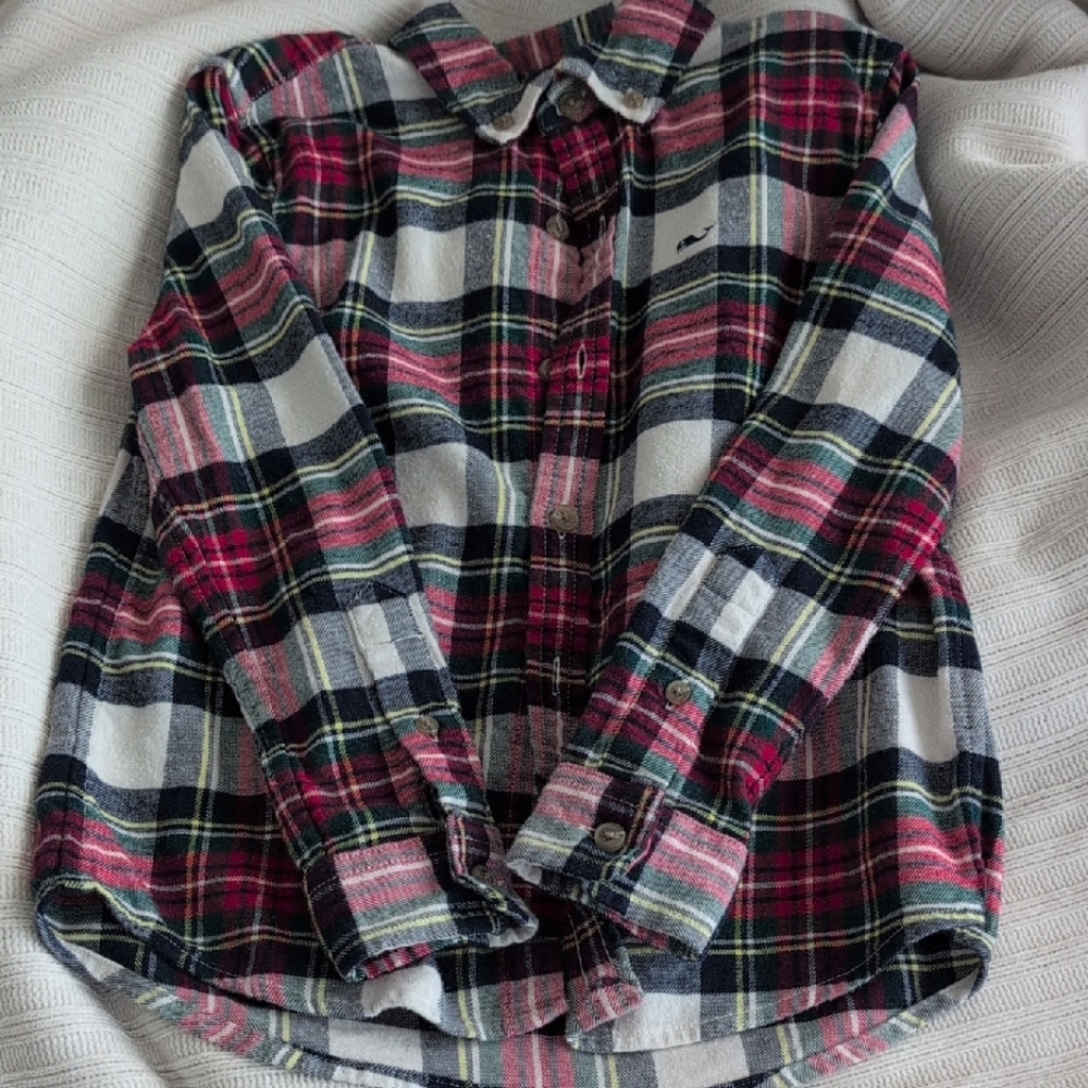 Vineyard Vines Boys Button Down Shirt. Size 7